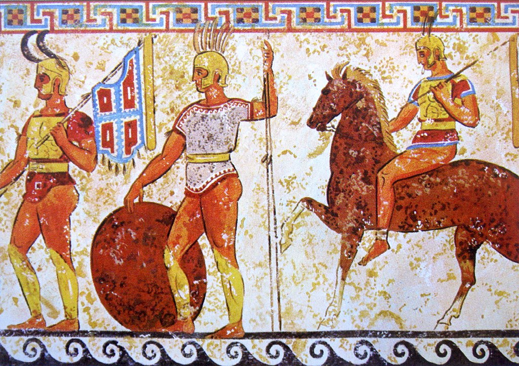 Samnite_soldiers_from_a_tomb_frieze_in_Nola_4th_century_BCE
