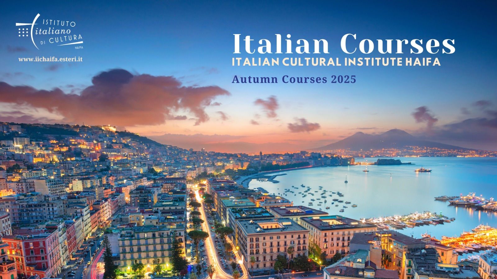 Countdown • Italian Language Courses • Autumn 2025 • Details coming soon