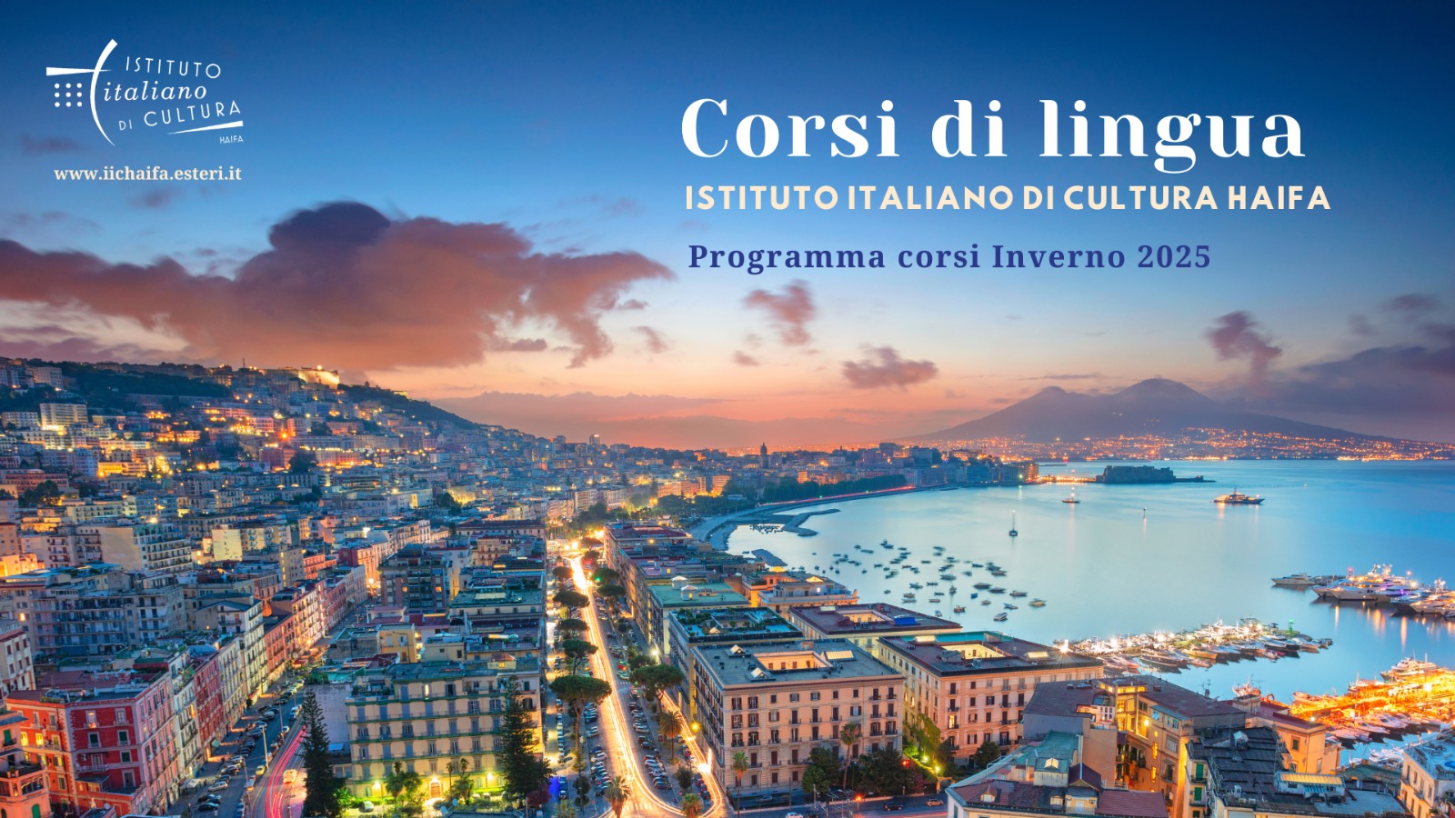 Conto alla rovescia • Corsi di Italiano • Inverno 2025-26 • Dettagli a breve